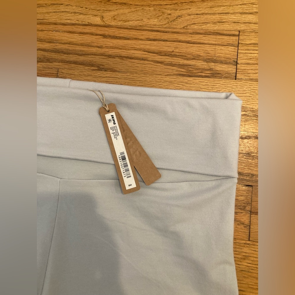 SKIMS Cotton Jersey Foldover Pant in Limited Edition Zen Blue - Picture 2 of 8